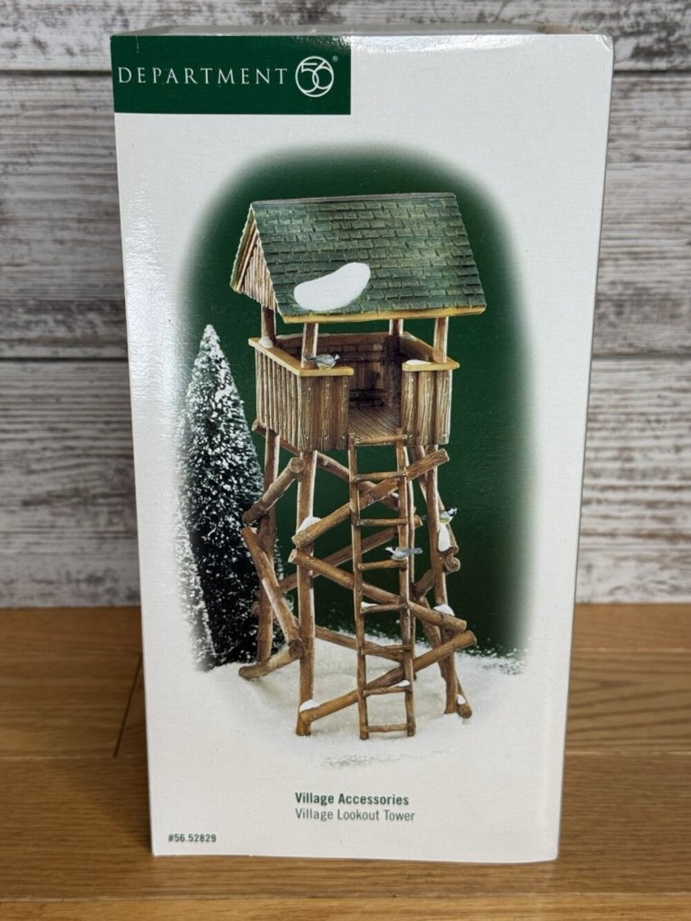 Dept 56 Christmas Village Accessories Village Lookout Tower 52829 NEW